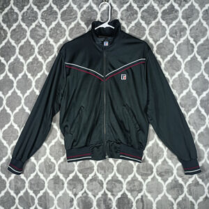 Vintage TODD 1 Jacket Men Small Black Red White Full Zip Track 80s